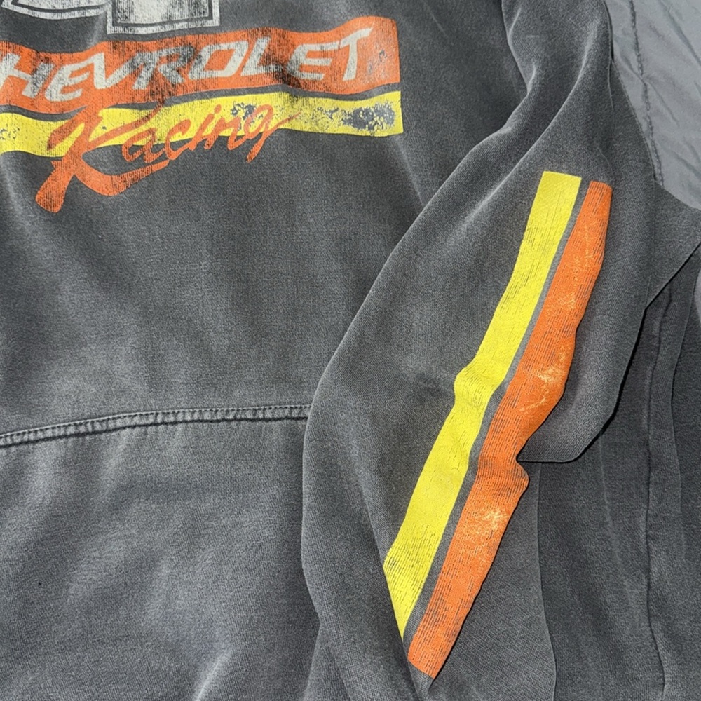 Urban Outfitters Chevrolet Racing Gray Hoodie - Picture 2 of 3